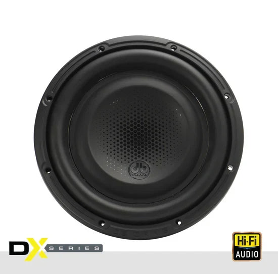 DX-W10D4 : DX 10" Dual 4-Ohm Subwoofer