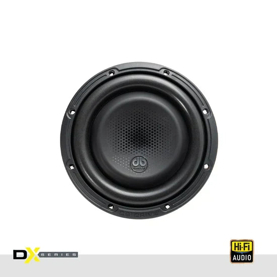 DX-W8F : DX 8" Dual 4-Ohm Shallow Subwoofer