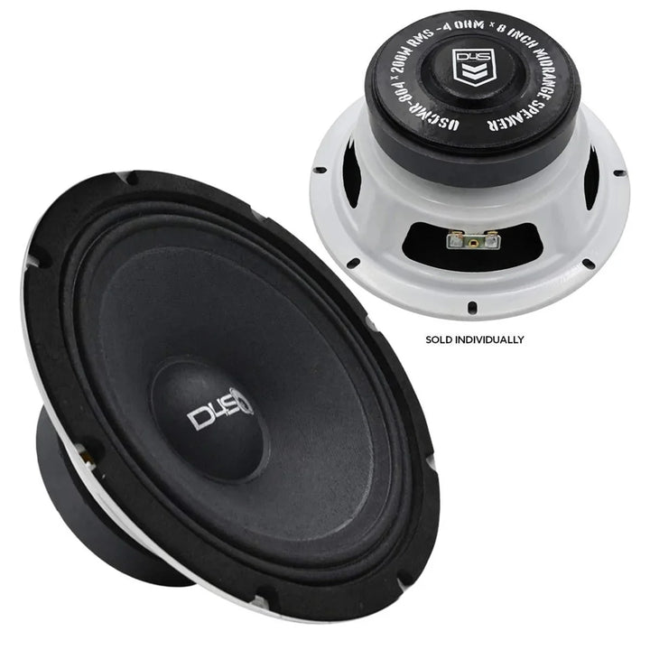 Down4Sound USCMR-804 8" 200W RMS Midrange Speaker (Single)