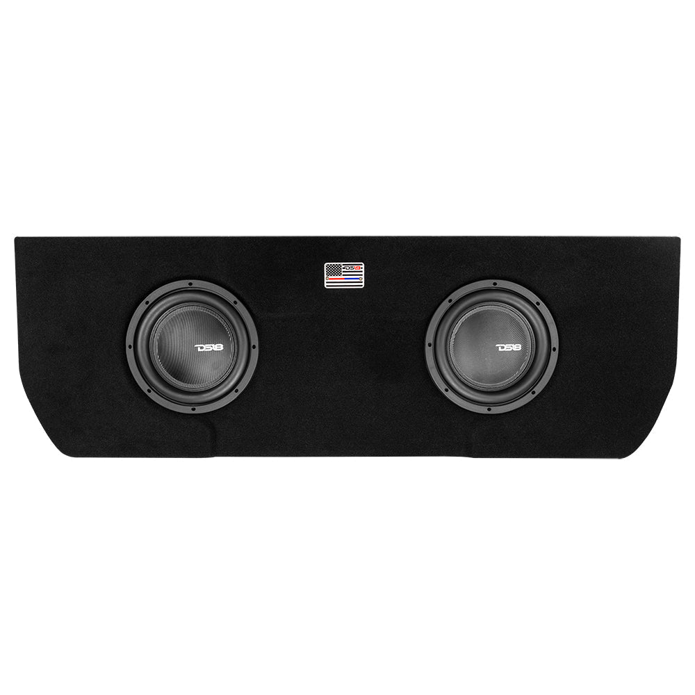 Dual 10" Loaded Subwoofer Enclosure for Tundra 2022 and Up Double Cab and Crew Max With subwoofers and Amplifier (2 X IXS10.4