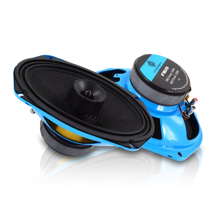 Galeforce F1-69 6x9" 100W RMS Marine Midrange Speakers w/ Bullet Tweeter (Pair)