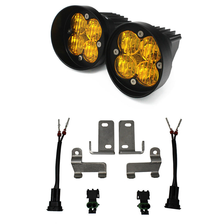 Baja Designs Toyota Squadron-R Sport Fog Pocket Light Kit - Amber