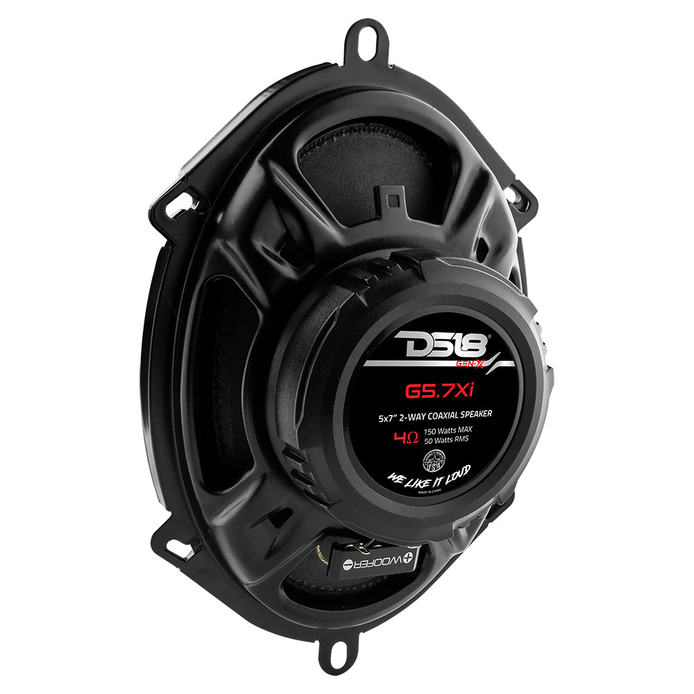 DS18 G5.7XI 5"x7" 2-Way Coaxial Speakers (Pair)