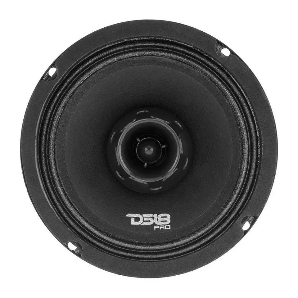 DS18 PRO-ZT6 450 W Max Power 4 Ohm 6.5" 2 Way Midrange Stereo Car Audio Speakers