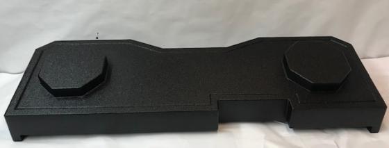 2014-2018 "XTRA DEEP" Chevy Crew Cab Pro-Poly Sub Box Subwoofer Box 2X12
