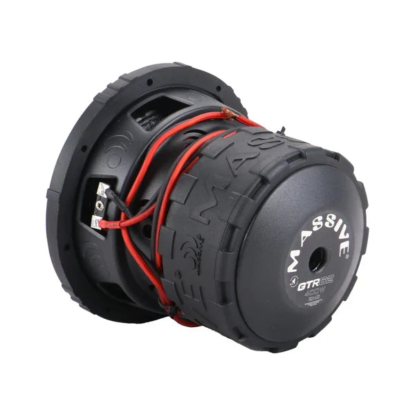 Massive audio GTR62 - 6.5" 400 Watts RMS Dual 2 Ohm Subwoofer With Grill