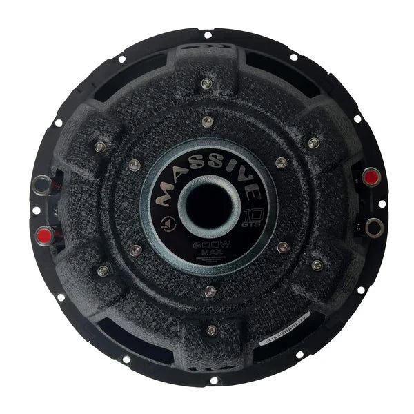 Massive audio GTS10 - 10" 300 Watts RMS Dual 4 Ohm Subwoofer