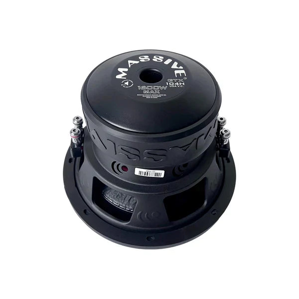 Massive audio GTX104H - 10" 800 Watts RMS Dual 4 Ohm Subwoofer