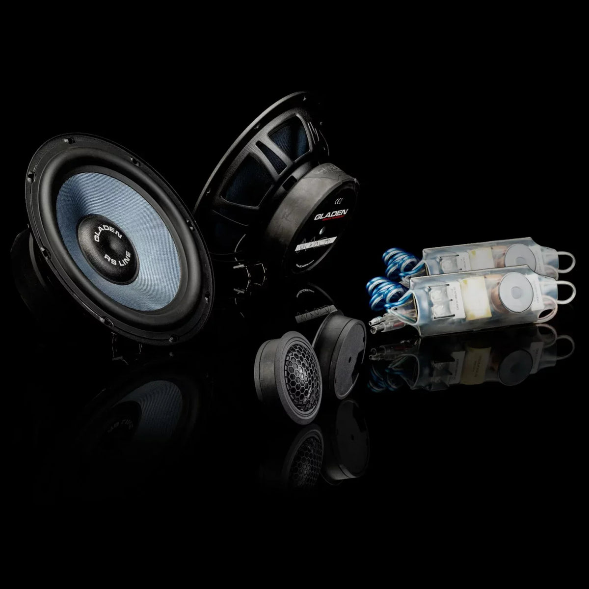 Gladen RS165 6.5" 100W RMS RS Line Series Component Speaker System