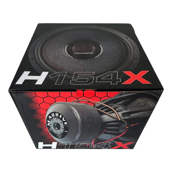 Massive audio H154X - 15" 2000 Watts RMS Dual 4 Ohm 3" V.C. Mega Subwoofer