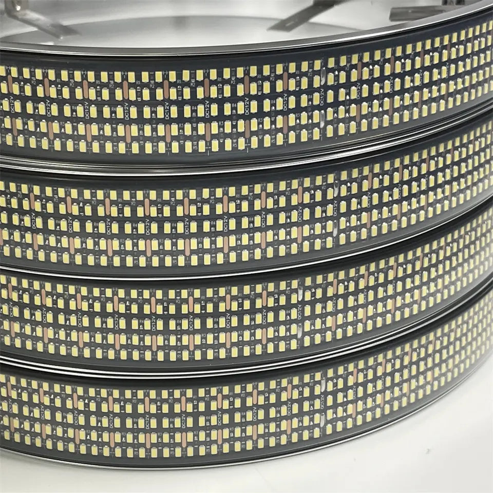 ECA LED 5 Row White Wheel Lights Plug & Play 17” Ring for 24” and bigger wheels