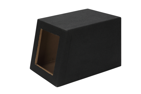 Hatch Back Square Hole 1x10" Carpeted Sub Box