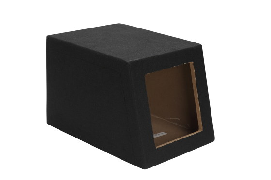 Hatch Back Square Hole 1x10" Carpeted Sub Box