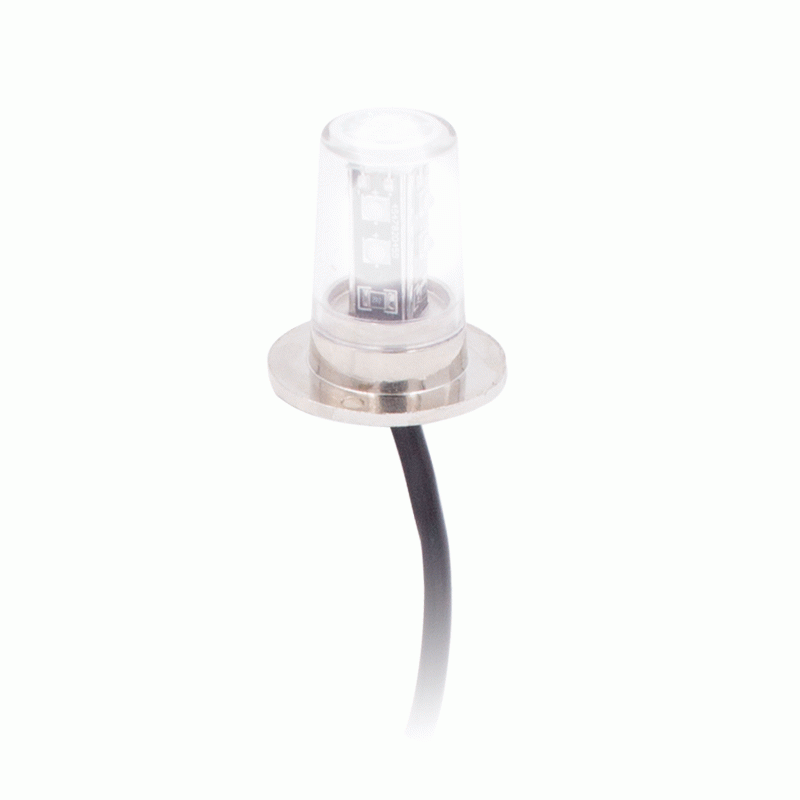 White LED Strobe Light Bulb - 8 LED