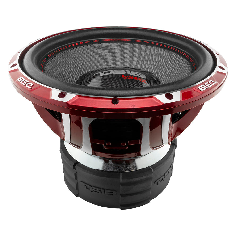 HOOLIGAN X 15" SPL Fiber Glass Cone Subwoofer 4000 Watts Rms 4" DVC 1-Ohm