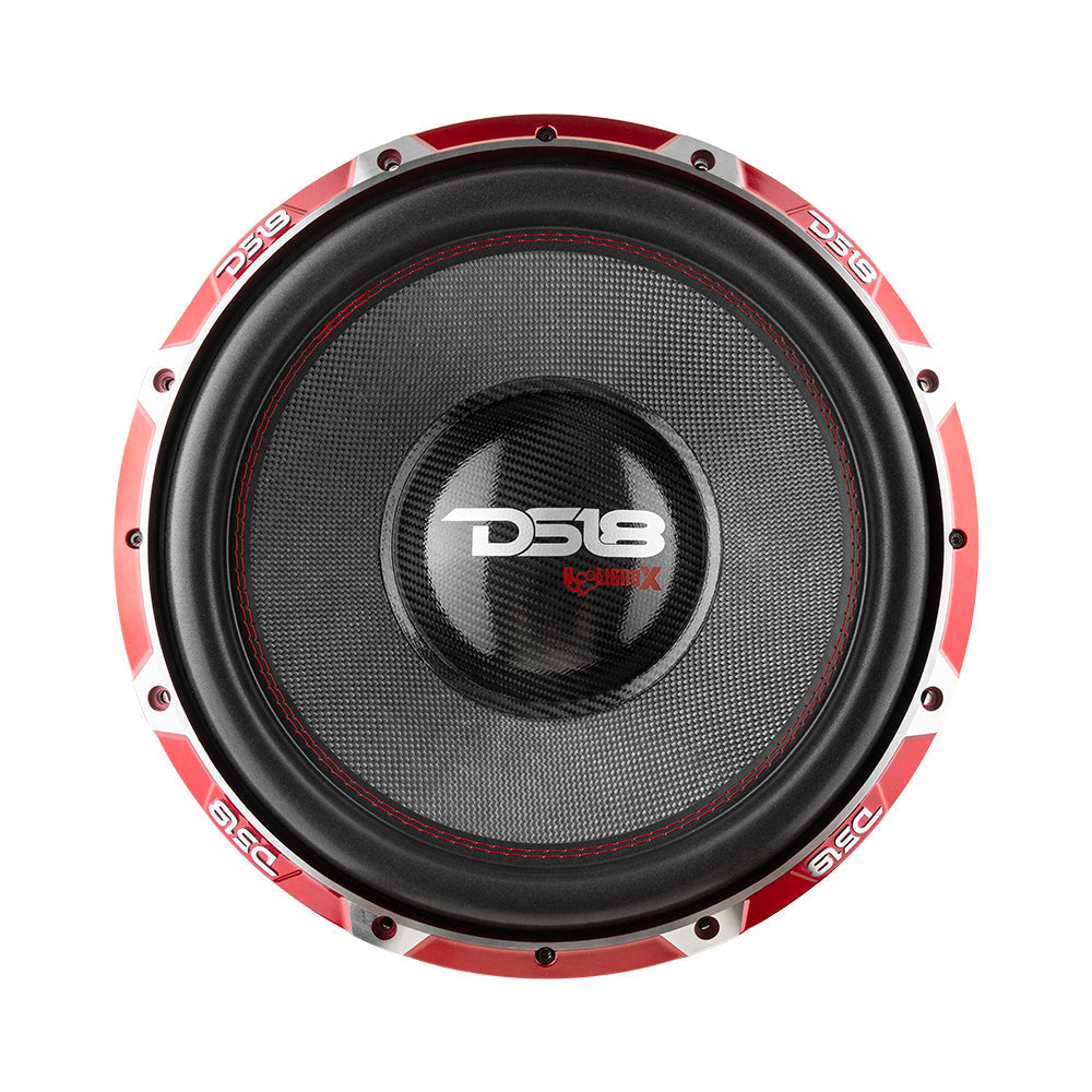 HOOLIGAN X 15" SPL Fiber Glass Cone Subwoofer 4000 Watts Rms 4" DVC 1-Ohm