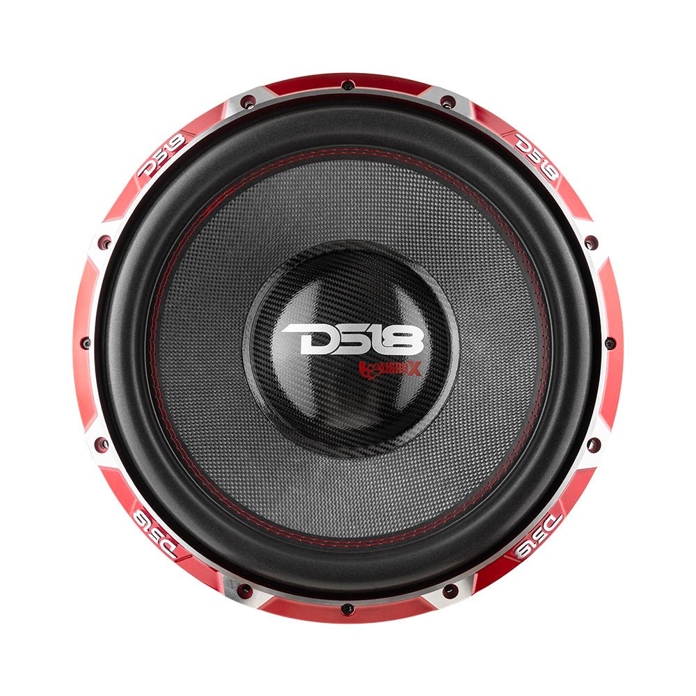 HOOLIGAN X 15" SPL Fiber Glass Cone Subwoofer 4000 Watts Rms 4" DVC 1-Ohm