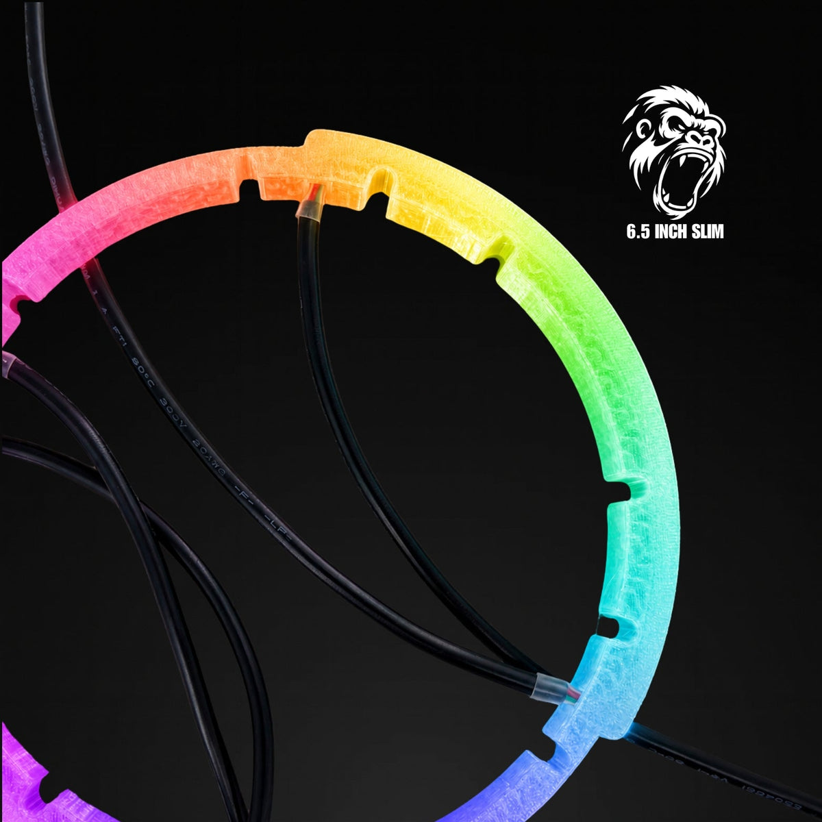 6.5" SMART RGB LED Speaker Rings – GorillaKnobz