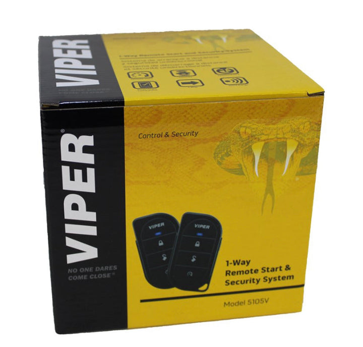 Viper 5105V Enhanced 1-Way Security and Remote Start System Car Alarm
