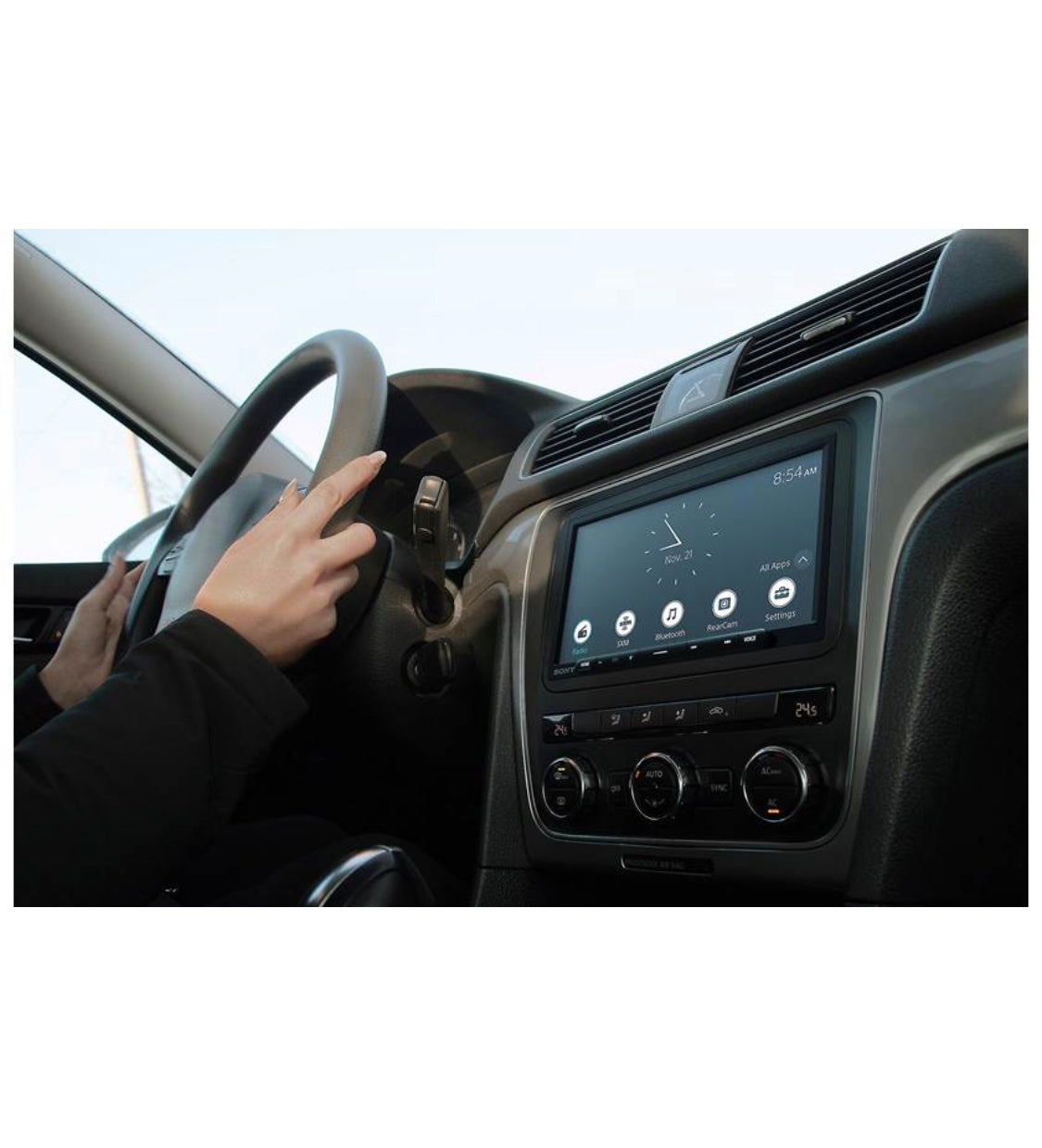 Sony XAV-AX4000 6.95" Wireless Apple CarPlay® and Android Auto Digital multimedia receiver