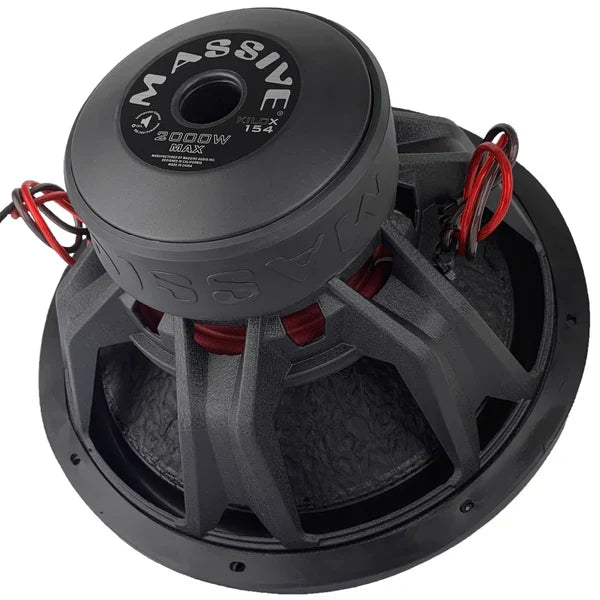 Massive audio KILOX154 - 15" 1000 Watts RMS Dual 4 Ohm 3" V.C. Subwoofer
