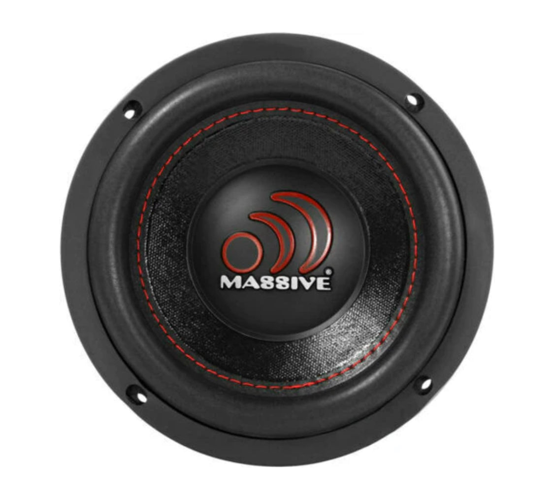 GTX64 - 6" 250 WATTS RMS DUAL 4 OHM SUBWOOFER