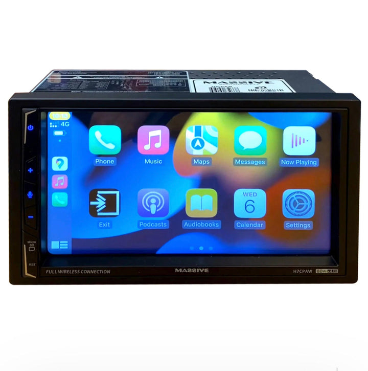 Massive H7CPAW - Wireless Apple CarPlay® and Android Auto 7" Touch Screen