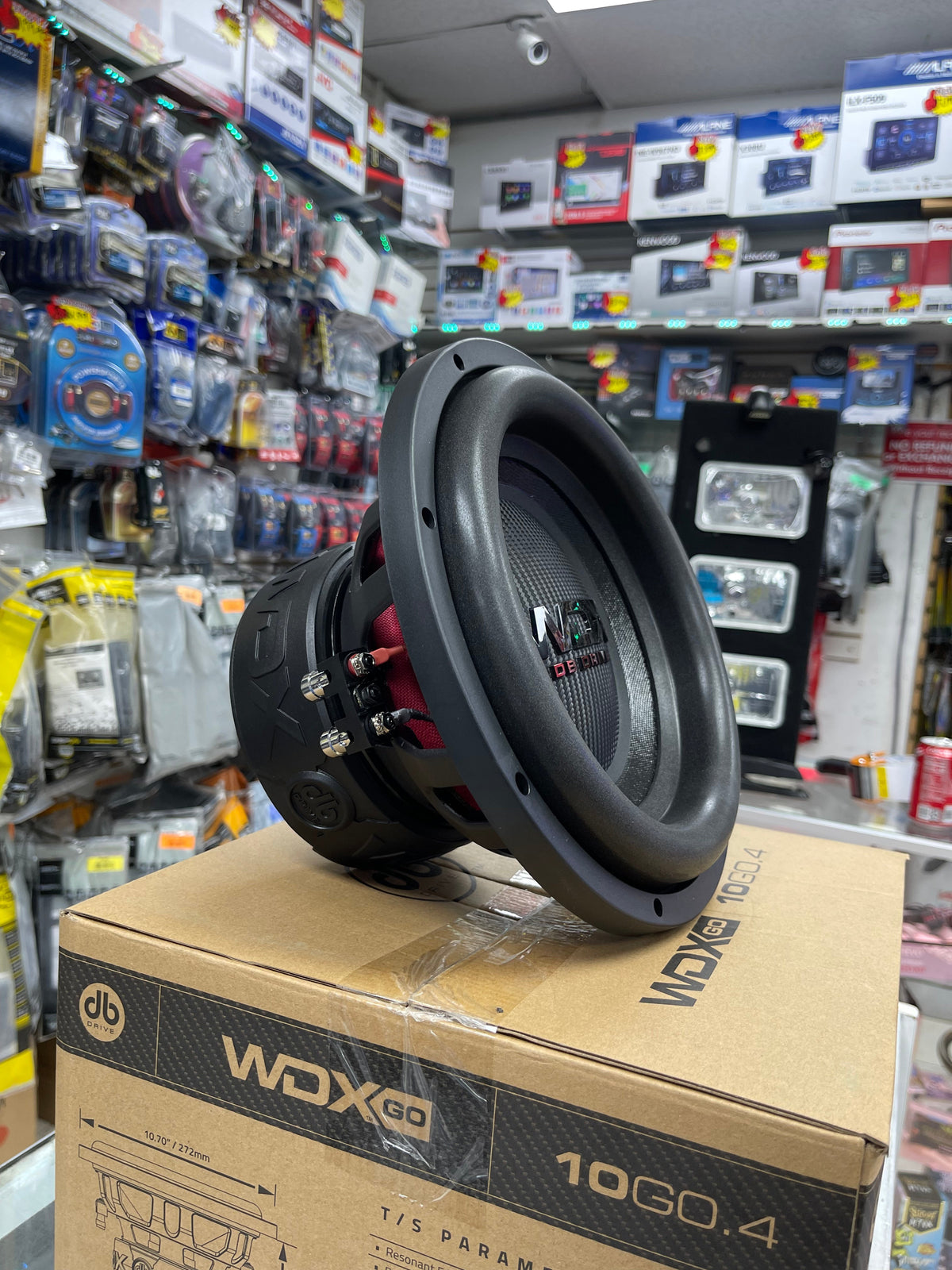 db Drive WDX10 G0.4 - 1000 Watt Max Power 10" Inch Dual 4 Ohm Car Subwoofer