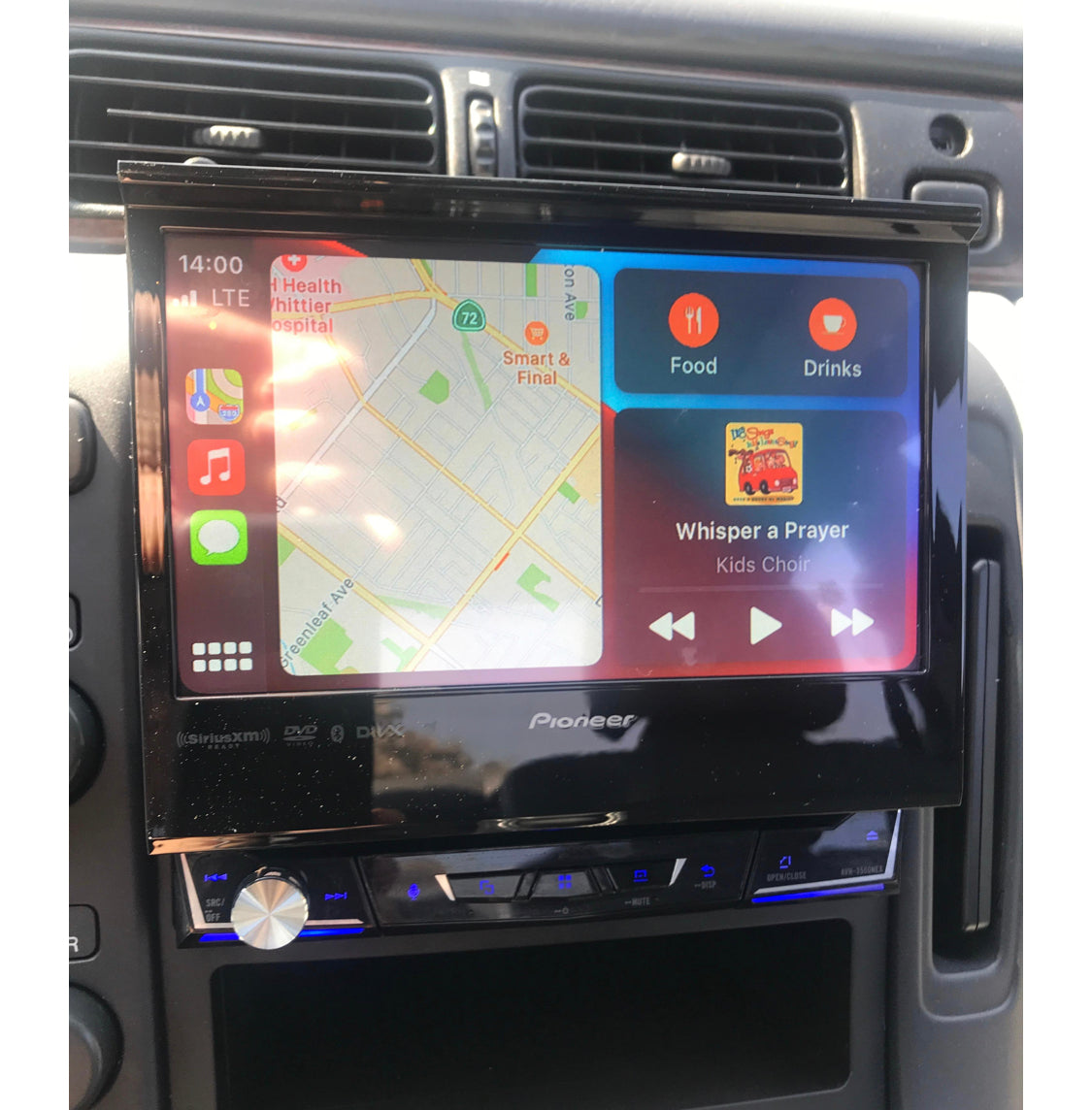 Pioneer AVH-3500NEX Car Stereo. 7" Motorized, Apple CarPlay®, Android Auto™, Bluetooth®, and SiriusXM-Ready™ - DVD Receiver