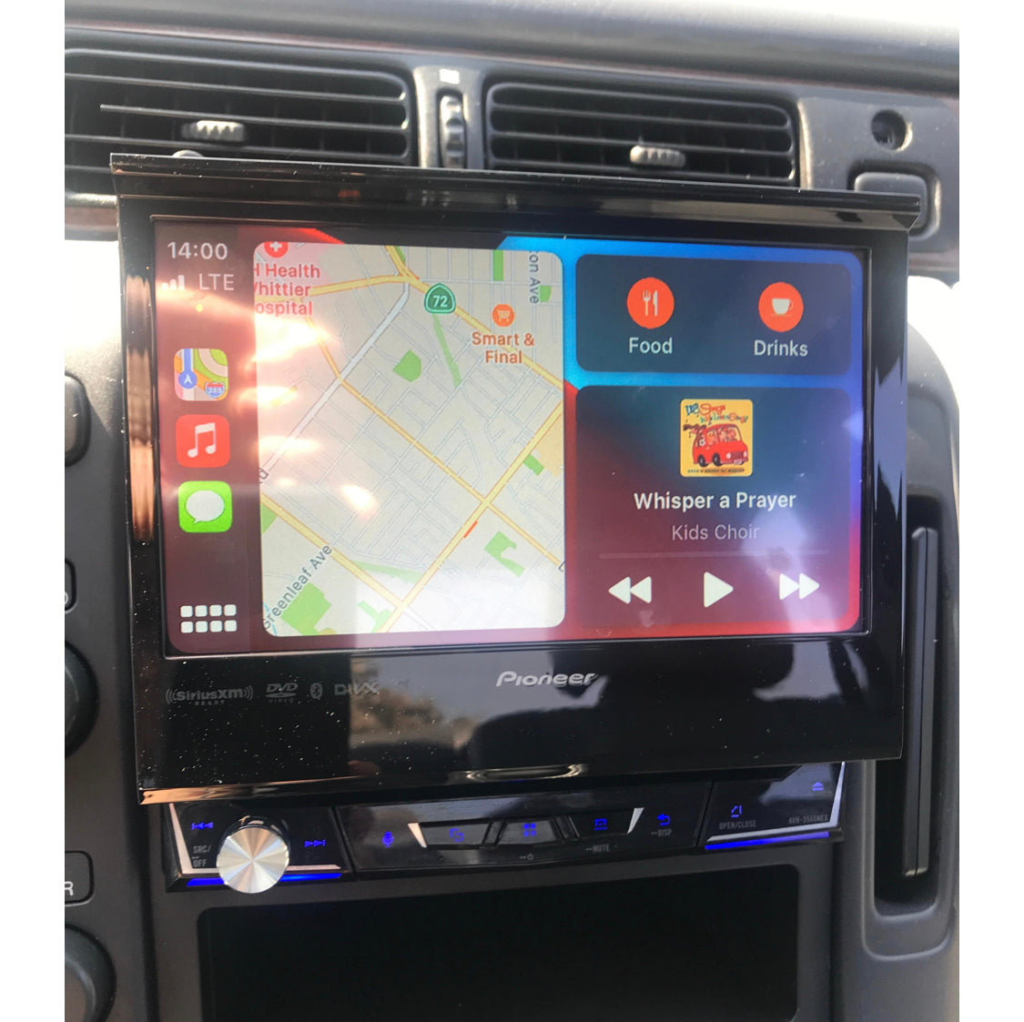 Pioneer AVH-3500NEX Car Stereo. 7" Motorized, Apple CarPlay®, Android Auto™, Bluetooth®, and SiriusXM-Ready™ - DVD Receiver