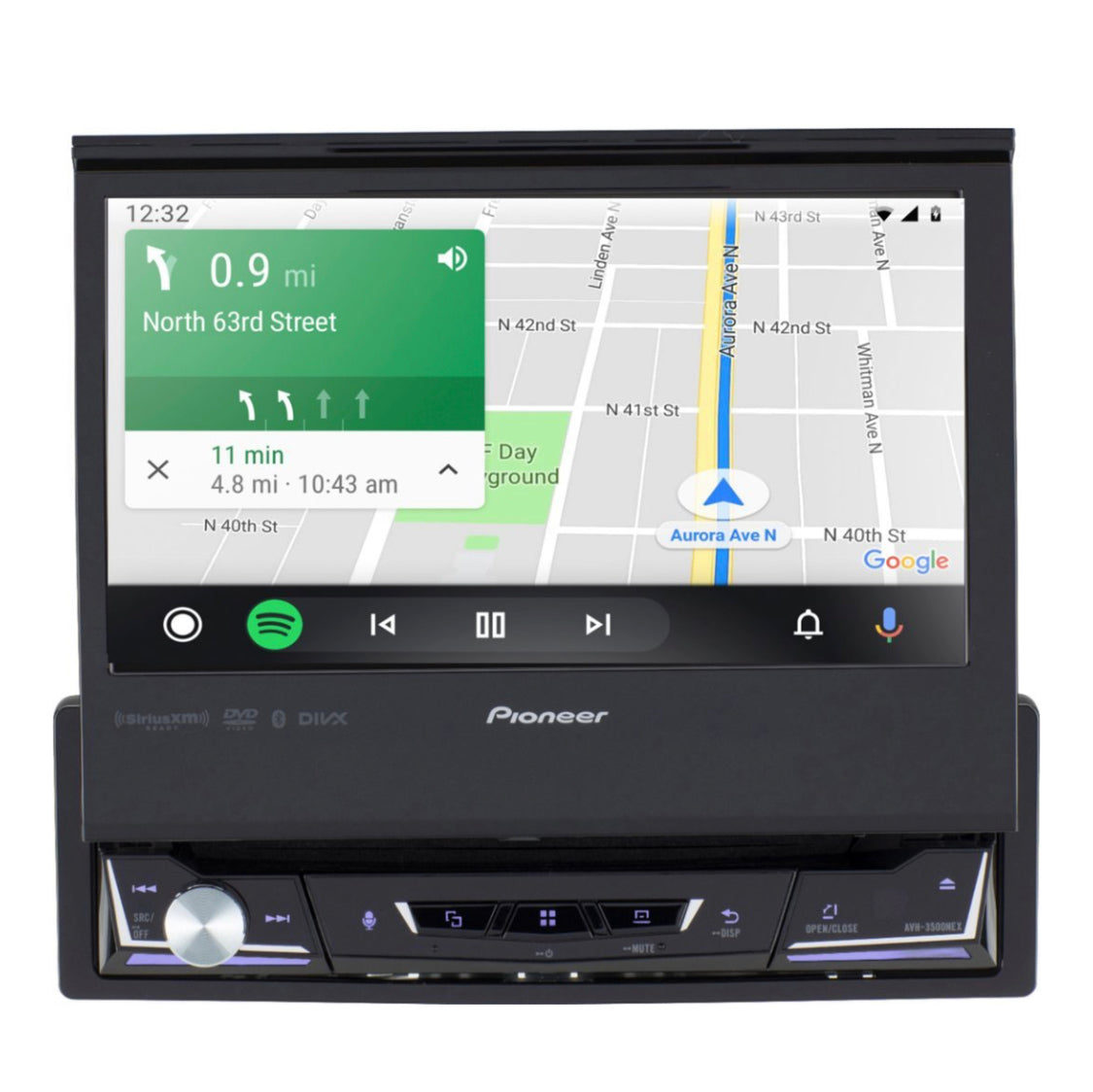 Pioneer AVH-3500NEX Car Stereo. 7" Motorized, Apple CarPlay®, Android Auto™, Bluetooth®, and SiriusXM-Ready™ - DVD Receiver