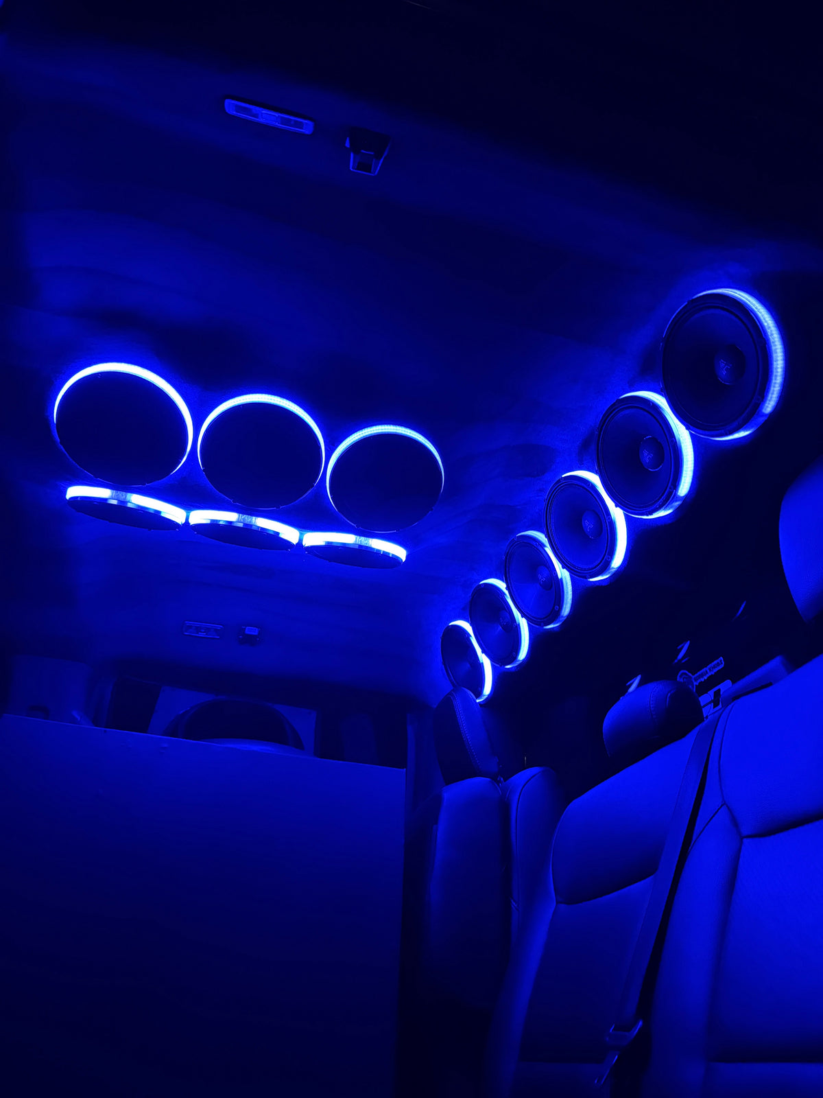 6.5" SMART RGB LED Speaker Rings – GorillaKnobz