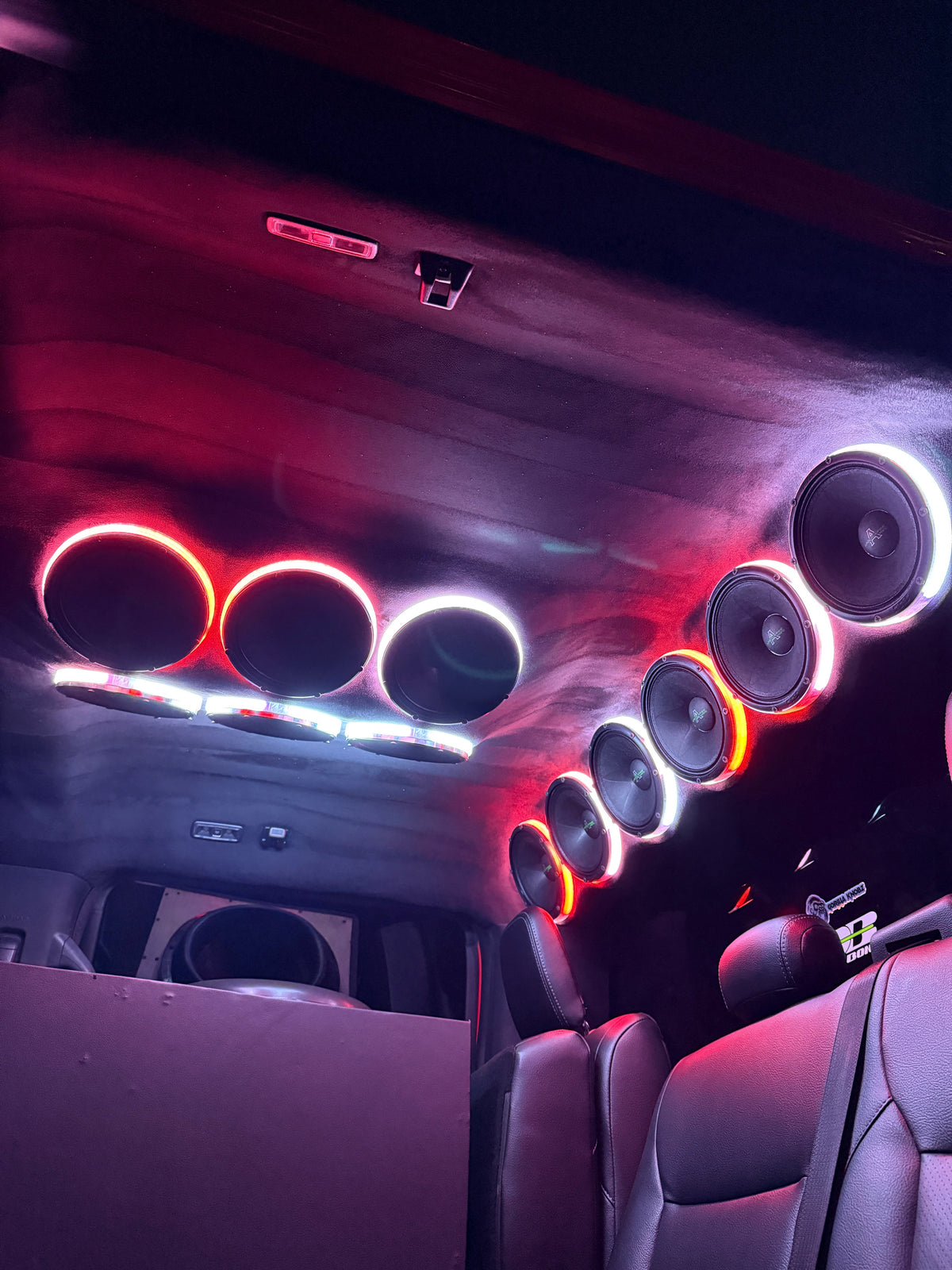 6.5" SMART RGB LED Speaker Rings – GorillaKnobz