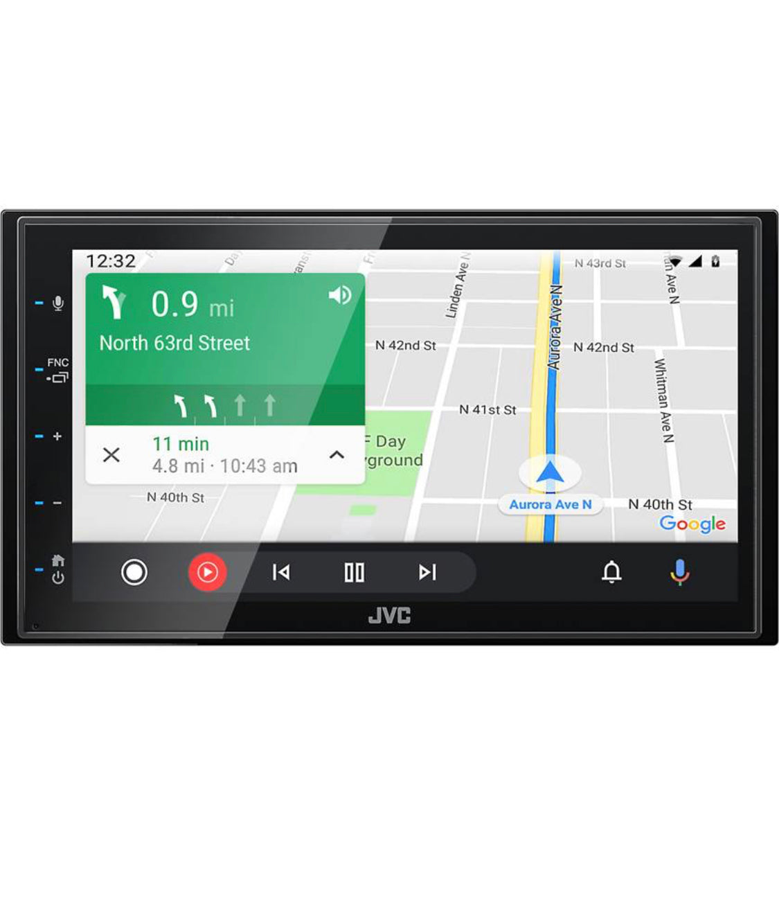 JVC KW-M56BT Apple CarPlay Android Auto 7" Digital multimedia receiver (does not play CDs)
