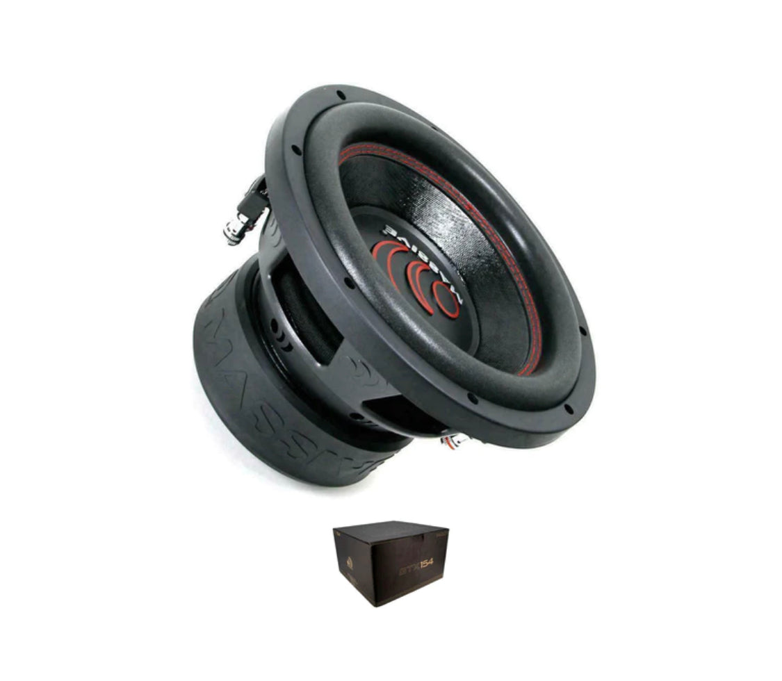 Massive GTX154 - 15" 700 WATTS RMS DUAL 4 OHM SUBWOOFER