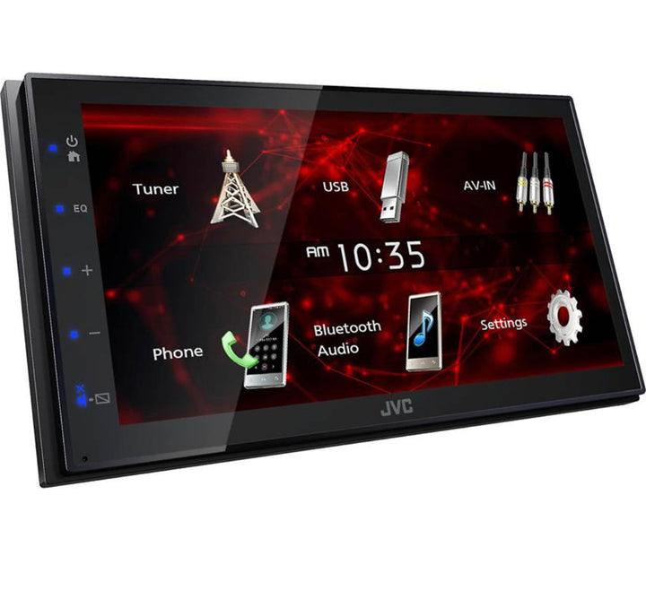 JVC KW-M180BT Double DIN 6.8" Capacitive Touchscreen Bluetooth USB Digital Multimedia Stereo Receiver