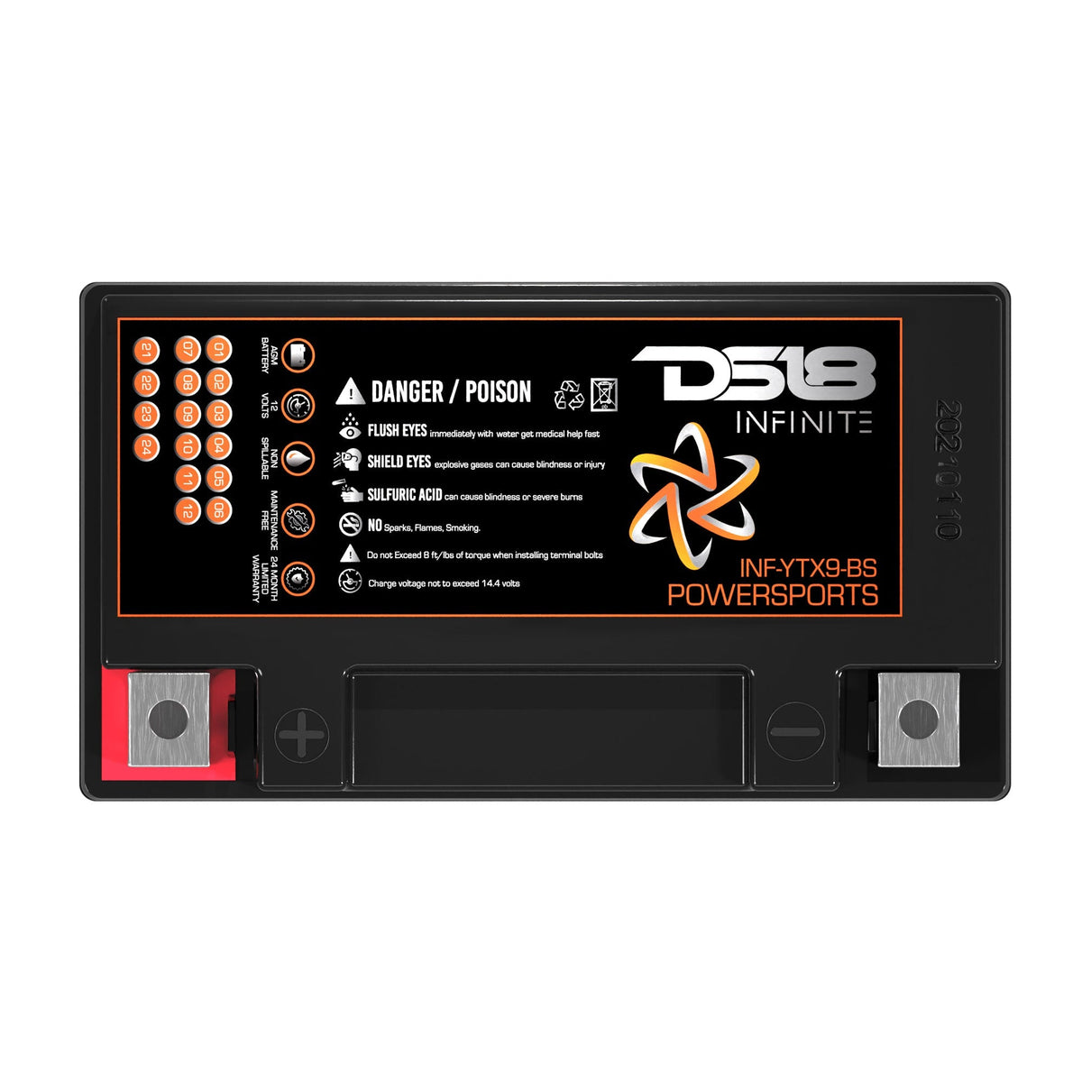 INFINITE 350 Watts 9 AH AGM Power Cell For Power Sports