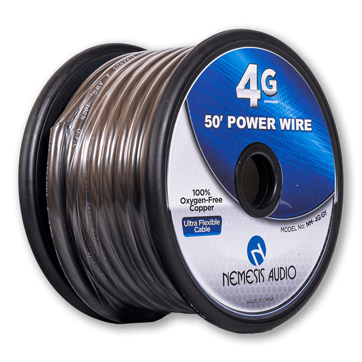 NM-4G/GY 4 Gauge OFC Power Wire Gray 50 ft