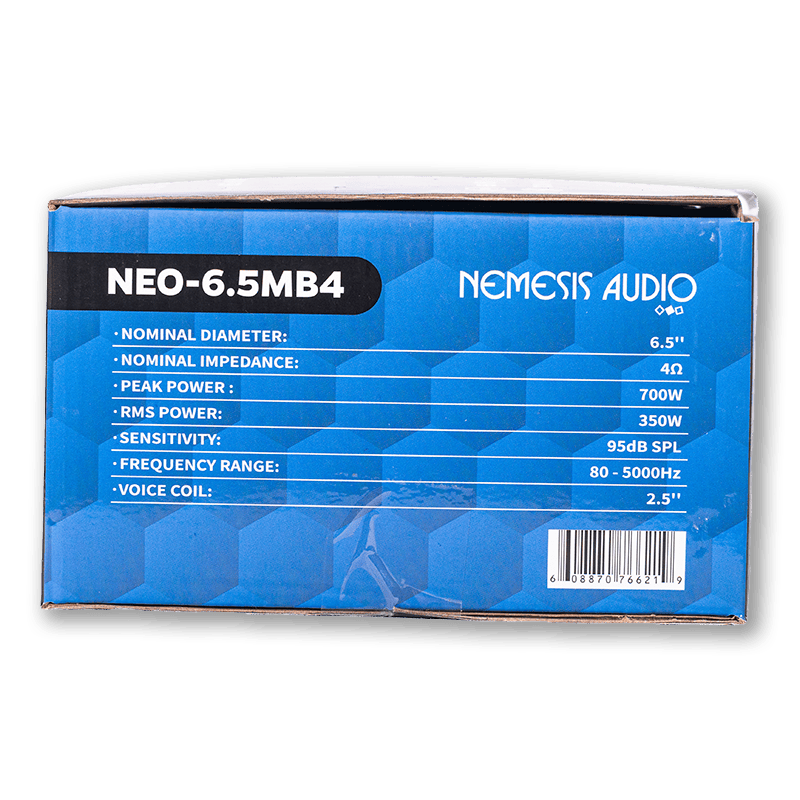 Nemesis Audio NEO-6.5MB4 6.5-Inch Midbass Speaker