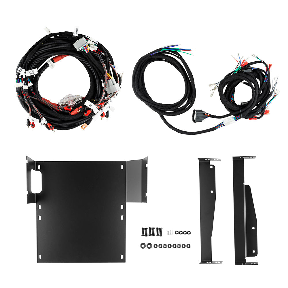 Jeep JK Plug and Play Harness for JK-SBAR Overhead Bar System, Amplifier and SQBASS Underseat Subwoofer