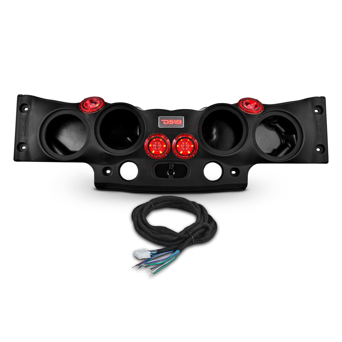 DS18 Jeep JK/JKU Overhead Sound Bar System Fits 4 X 8" Speakers (Not included) 4 X Tweeters PRO-TW4L and 2 X Drivers PRO-DRNS