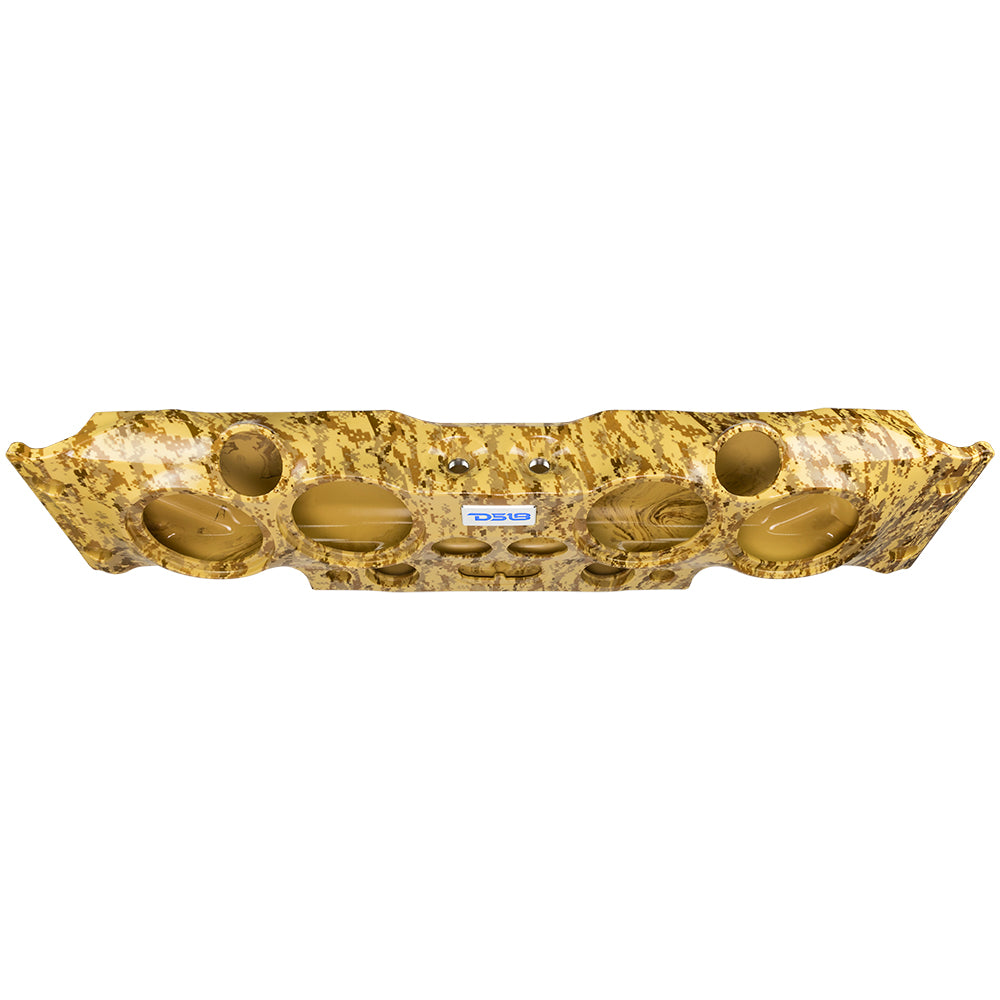 DS18 JK-SBAR/CM Exclusive Overhead Audio Bar System for JK/JKU Jeeps (4x 8" Speakers 4x3.72" Tweeters 2x1" Drivers) Camo Beig