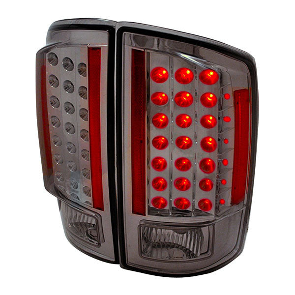 Spec-D 07-08 Dodge Ram LED Tail Lights Smoked