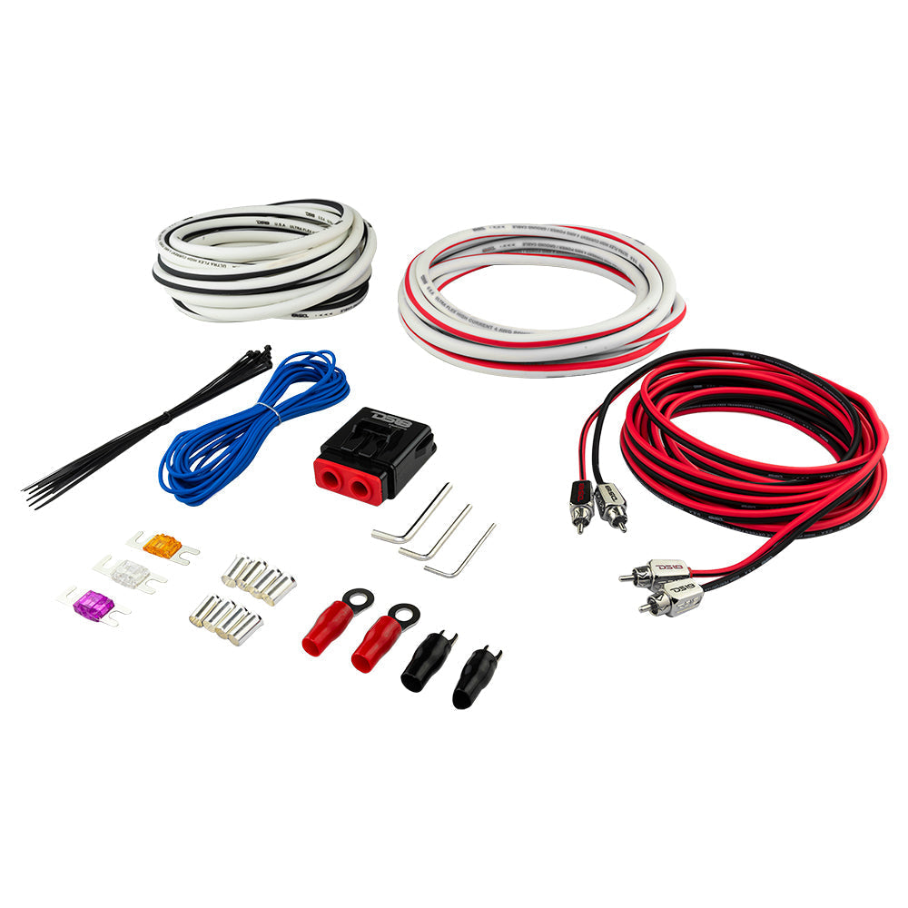 Marine Tinned OFC Amplifier Installation Kit 4-GA