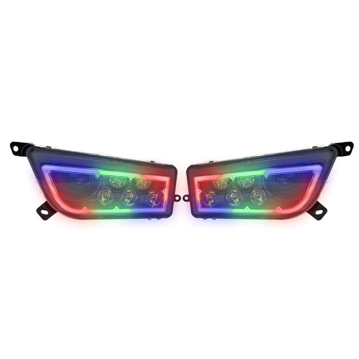 Metra MPS-RZ1RGB Polaris RZR RGB LED Headlights with Bluetooth Control