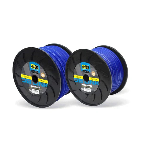 MXPW0BL50 : O Gauge Maxkore Premium 100% Copper Blue Soft Touch Power Wire Roll