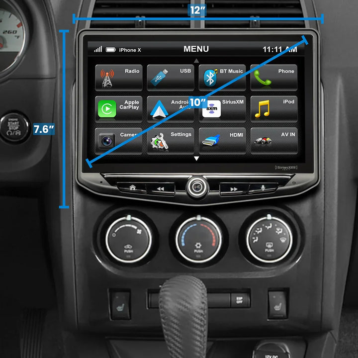HEIGH10 Dodge Challenger (2008-2014)/Charger (2008-2010) 10" Radio Kit