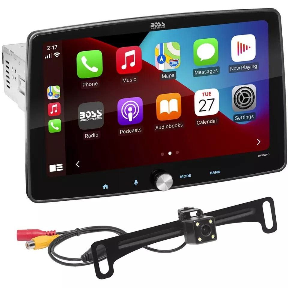 Boss Audio BE10ACP-C 1-DIN Digital Multimedia 10.1" Receiver w/ Back-Up Camera