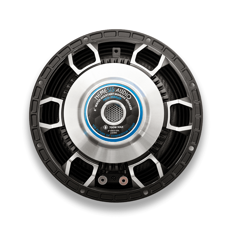 Nemesis Audio NEO-MB8CF 8" Water Resistant Neodymium Midbass Speaker – 700W Max