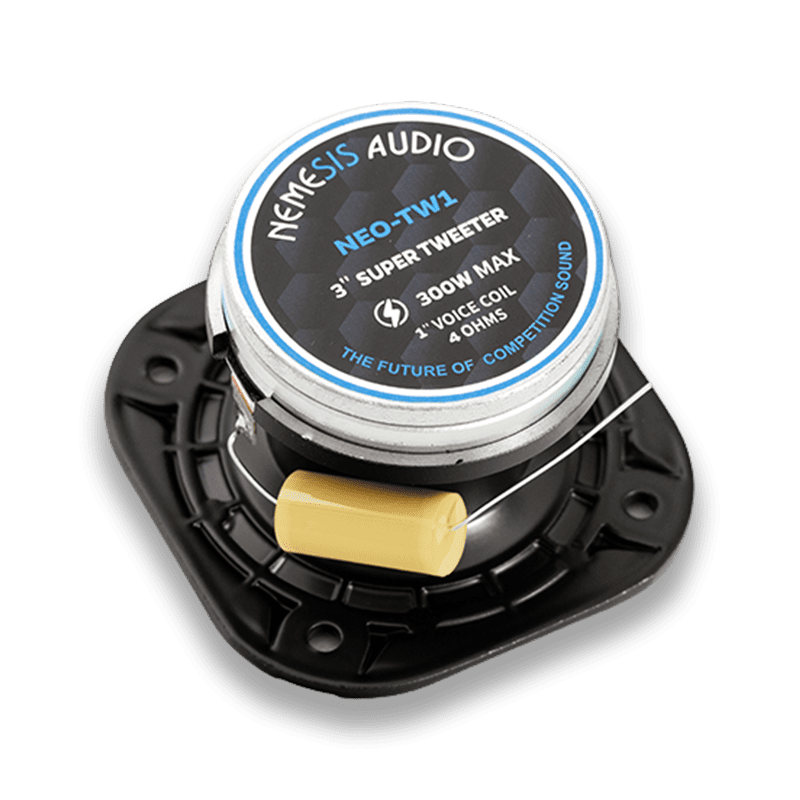 Nemesis Audio NEO-TW1 3" Neodymium High-Efficiency Bullet Tweeter – 300W Max